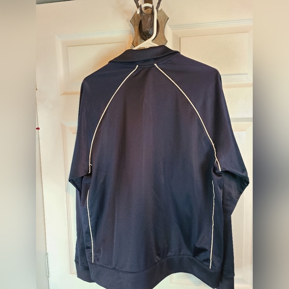 (1278) Banana Republic Men's Warm Up Jacket, Size: Medium Color: Black - Picture 12 of 13